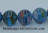 CLG605 16 inches 10mm round lampwork glass beads wholesale