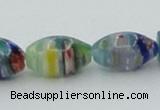 CLG611 5PCS 16 inches 7*12mm rice lampwork glass beads wholesale