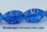 CLG616 3PCS 16 inches 10*16mm rice lampwork glass beads wholesale