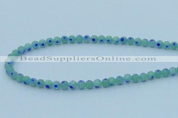 CLG624 10PCS 16 inches 6mm round lampwork glass beads wholesale