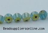 CLG627 10PCS 16 inches 6mm round lampwork glass beads wholesale