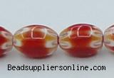 CLG633 5PCS 16 inches 10*14mm oval lampwork glass beads wholesale