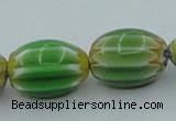 CLG638 5PCS 16 inches 10*14mm oval lampwork glass beads wholesale