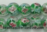 CLG757 15.5 inches 10mm round lampwork glass beads wholesale