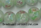 CLG760 15 inches 12mm round lampwork glass beads wholesale