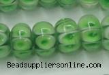 CLG774 14 inches 8*12mm rondelle lampwork glass beads wholesale