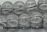 CLG776 14 inches 8*12mm rondelle lampwork glass beads wholesale