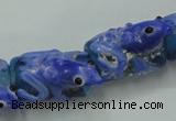 CLG797 15.5 inches 12*18mm cylinder lampwork glass beads wholesale