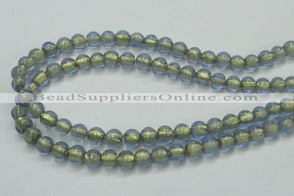 CLG831 15.5 inches 8mm round lampwork glass beads wholesale