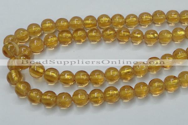 CLG842 15.5 inches 12mm round lampwork glass beads wholesale