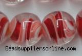 CLG852 15.5 inches 18mm round lampwork glass beads wholesale