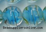 CLG854 15.5 inches 18mm round lampwork glass beads wholesale