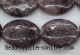 CLI30 15.5 inches 18*25mm oval lilac jasper beads wholesale