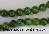 CLJ220 15.5 inches 8mm round dyed sesame jasper beads wholesale