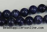 CLJ234 15.5 inches 10mm round dyed sesame jasper beads wholesale