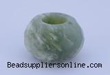 CLO12 19*30mm faceted rondelle loose New jade gemstone beads wholesale