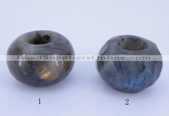 CLO19 19*30mm rondelle loose labradorite gemstone beads wholesale