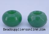 CLO22 19*30mm rondelle loose green aventurine gemstone beads wholesale