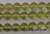 CLQ153 15.5 inches 10mm round natural lemon quartz beads wholesale