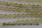 CLQ161 15.5 inches 6mm faceted round natural lemon quartz beads