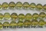 CLQ201 15.5 inches 6mm round natural lemon quartz beads wholesale