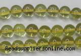 CLQ202 15.5 inches 8mm round natural lemon quartz beads wholesale