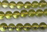 CLQ203 15.5 inches 10mm round natural lemon quartz beads wholesale