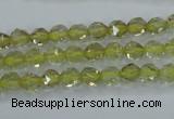 CLQ301 15.5 inches 6mm faceted nuggets lemon quartz beads