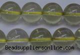 CLQ353 15 inches 10mm round natural lemon quartz beads wholesale