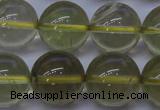 CLQ354 15 inches 12mm round natural lemon quartz beads wholesale