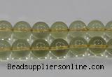 CLQ51 15.5 inches 8mm round natural lemon quartz beads wholesale