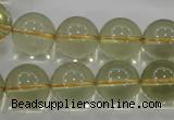 CLQ55 15.5 inches 16mm round natural lemon quartz beads wholesale