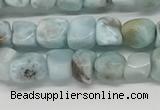 CLR133 15.5 inches 4*6mm - 5*8mm chips natural larimar gemstone beads