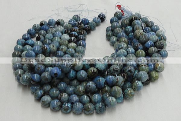 CLR29 16 inches 20mm round larimar gemstone beads wholesale