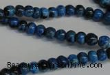 CLR310 15.5 inches 4*6mm rondelle dyed larimar gemstone beads