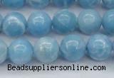 CLR603 15.5 inches 10mm round imitation larimar beads wholesale