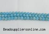 CLR72 15.5 inches 10mm round imitation larimar beads wholesale