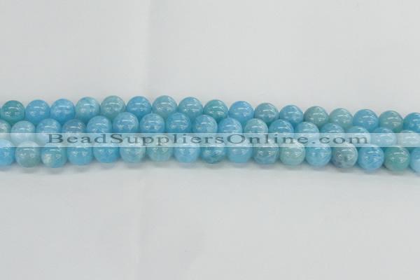 CLR72 15.5 inches 10mm round imitation larimar beads wholesale