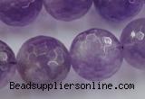 CLS153 15.5 inches 20mm faceted round lavender amethyst beads