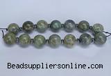 CLS201 7.5 inches 25mm round large Africa stone beads