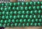 CLV537 15.5 inches 6mm round plated lava beads wholesale