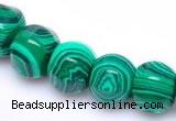 CMA18 10*12mm roundel imitate malachite gemstone beads Wholesale