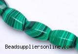 CMA26 10*14mm faceted drum imitate malachite beads Wholesale