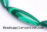 CMA29 15.5 inches 10*34mm rice imitate malachite beads Wholesale