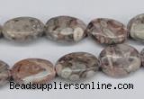 CMB16 15.5 inches 12*16mm oval natural medical stone beads