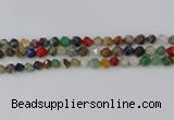 CME107 15.5 inches 8mm faceted nuggets mixed gemstone beads