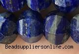 CME245 15.5 inches 10*11mm - 10*12mm pumpkin lapis lazuli beads