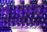 CME317 15.5 inches 8*10mm pumpkin amethyst gemstone beads