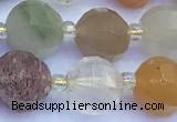 CME364 15 inches 10mm pumpkin mixed beads