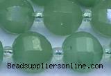 CME367 15 inches 10mm pumpkin green aventurine beads